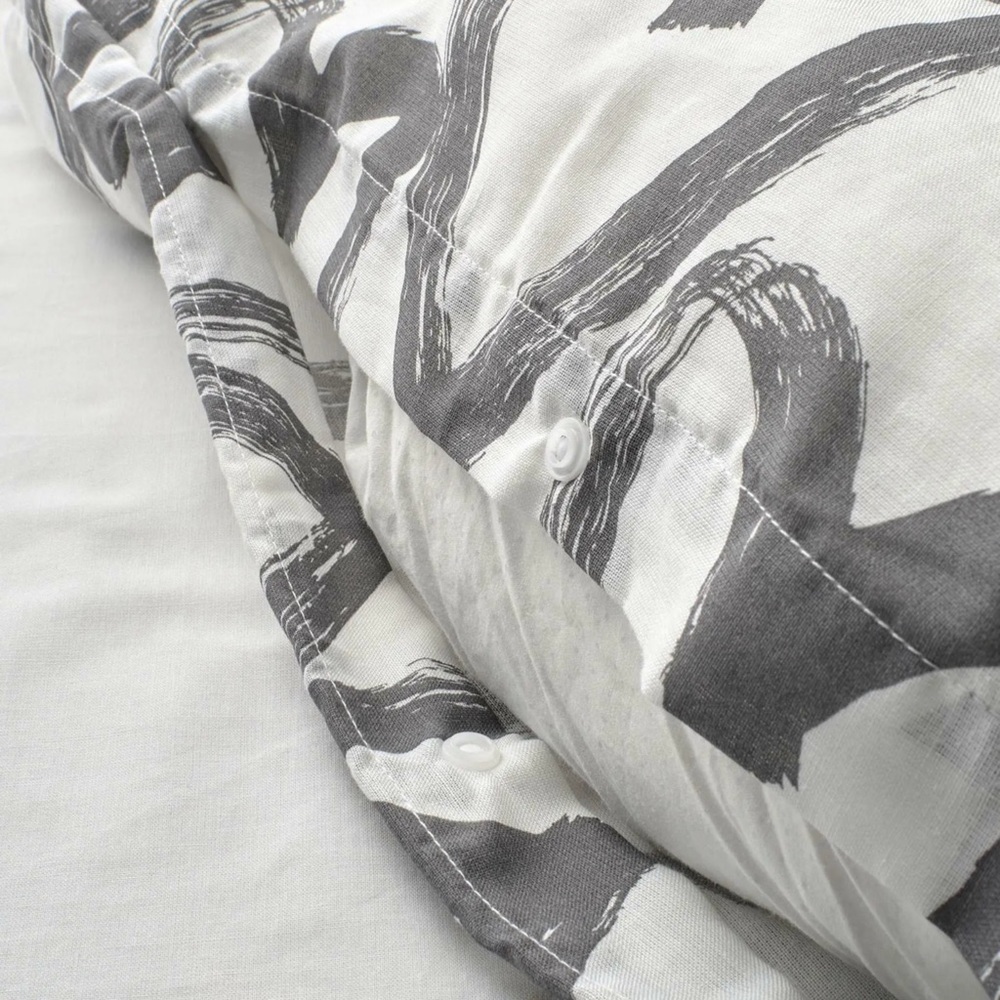 IKEA Duvet Cover + 2 Pillowcases (King)  Heart Valentine LYKTFIBBLA - Picture 3 of 6